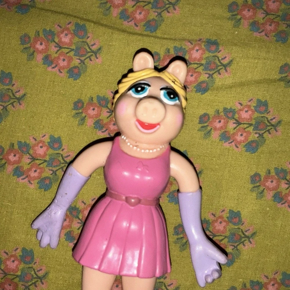 Vintage 1989 Jim Hensons Bend-ems Muppets Miss Piggy By Just Toys